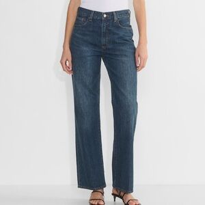 Denim Forum Women's Farrah high-rise wide jeans